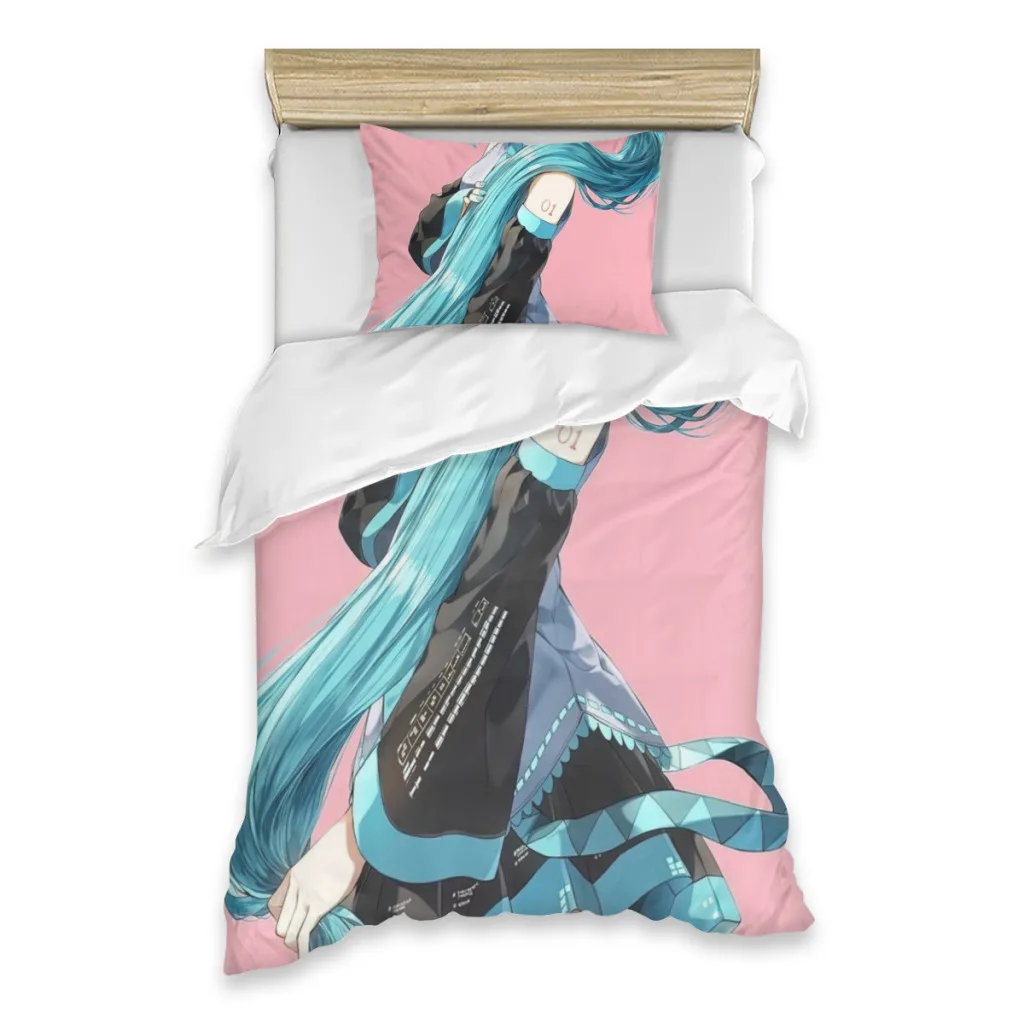 hatsune miku single bed sheets set complete case single linen quilt cover hatsune miku single bed sheets set complete case single linen quilt cover