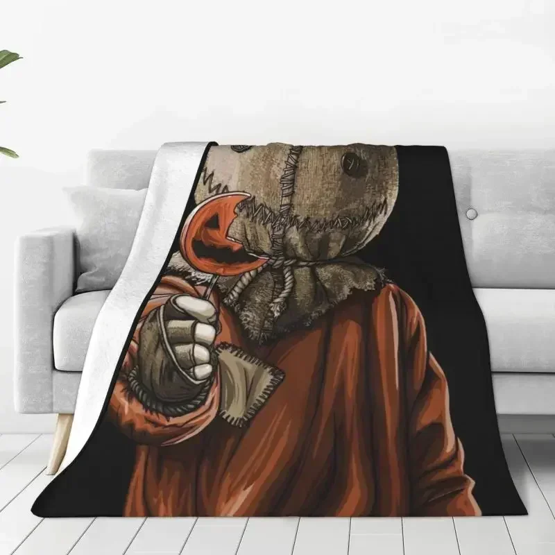 halloween trick r treat sam pumpkin warm flannel throw blanket for bedroom office bedspreads halloween trick r treat sam pumpkin warm flannel throw blanket for bedroom office bedspreads