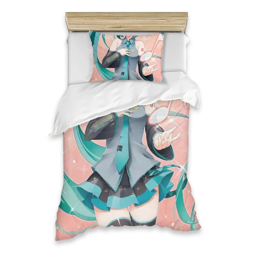 hatsune miku single bed sheets set complete case single linen quilt cover hatsune miku single bed sheets set complete case single linen quilt cover