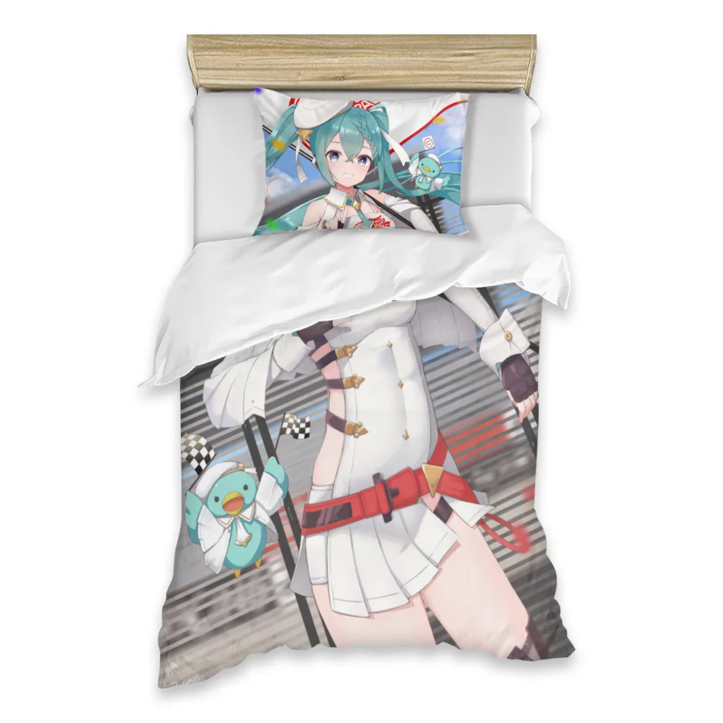 hatsune miku single bed sheets set complete case single linen quilt cover hatsune miku single bed sheets set complete case single linen quilt cover
