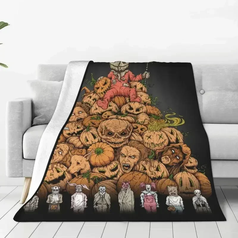 halloween trick r treat sam pumpkin warm flannel throw blanket for bedroom office bedspreads halloween trick r treat sam pumpkin warm flannel throw blanket for bedroom office bedspreads
