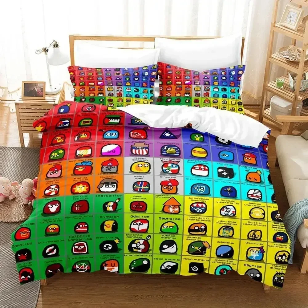 2024 new countryball polandballs bedding set single twin full queen king size bed set adult kid bedroom duvet cover sets cartoon 2024 new countryball polandballs bedding set single twin full queen king size bed set adult kid bedroom duvet cover sets cartoon