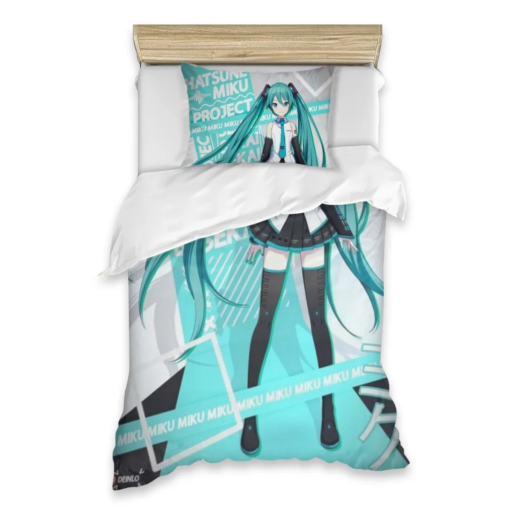 hatsune miku single bed sheets set complete case single linen quilt cover hatsune miku single bed sheets set complete case single linen quilt cover