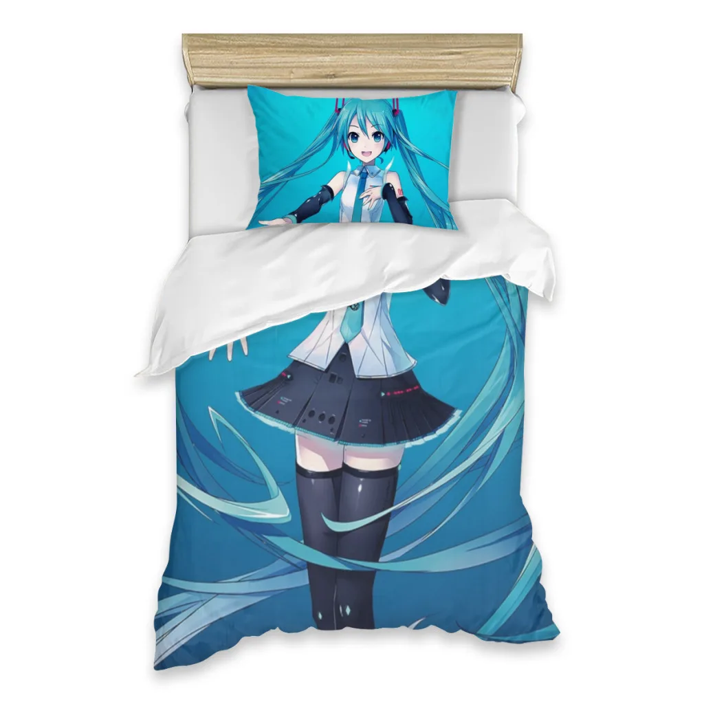 hatsune miku single bed sheets set complete case single linen quilt cover hatsune miku single bed sheets set complete case single linen quilt cover