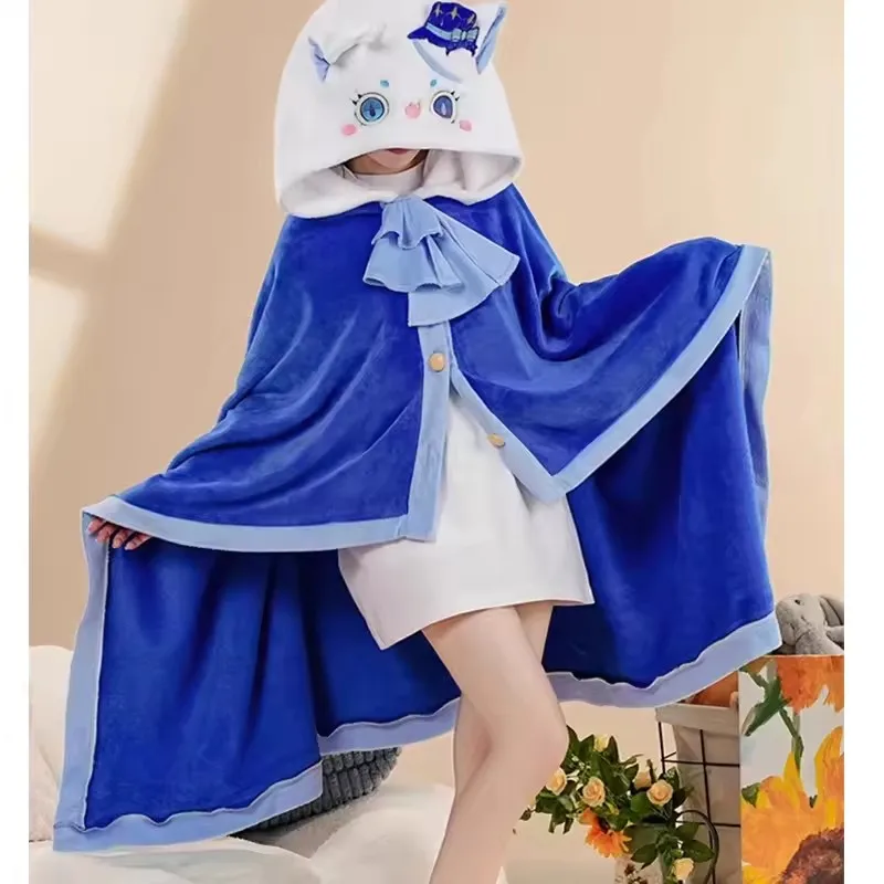 genshin impact furina focalors itabag multi functional hooded air conditioning blanket warm siesta shawl flannel cloak gift genshin impact furina focalors itabag multi functional hooded air conditioning blanket warm siesta shawl flannel cloak gift