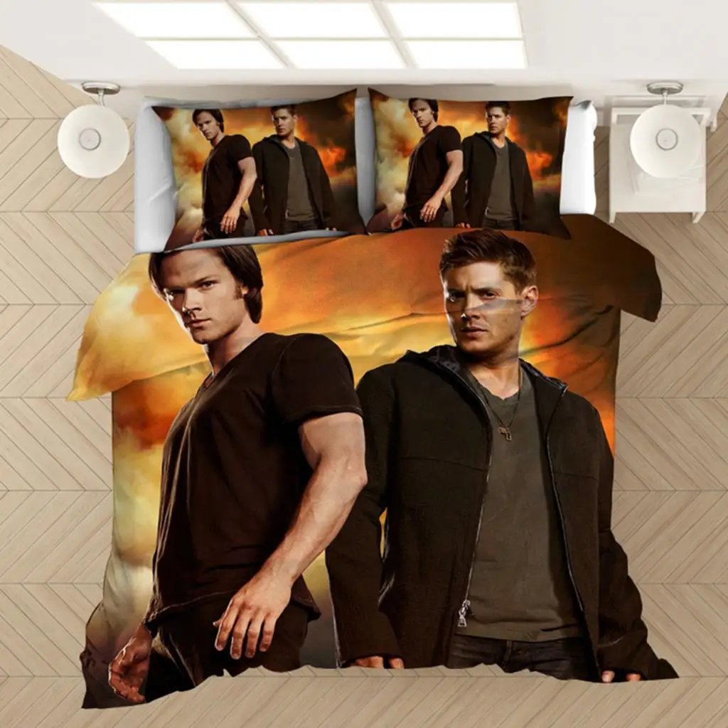 supernatural bedding set duvet covers supernatural tv series sam dean comforter bedding sets bedclothes bed linen(no sheet) supernatural bedding set duvet covers supernatural tv series sam dean comforter bedding sets bedclothes bed linen(no sheet)