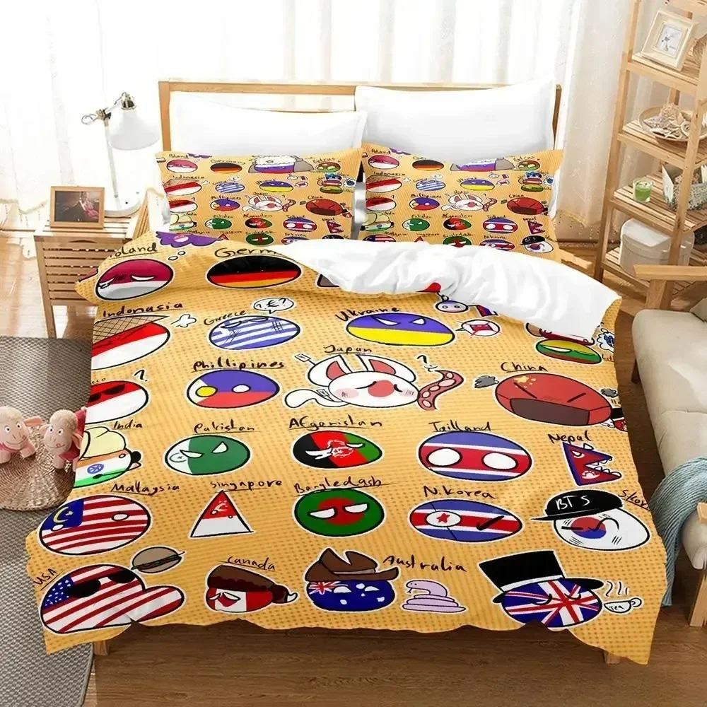 2024 new countryball polandballs bedding set single twin full queen king size bed set adult kid bedroom duvet cover sets cartoon 2024 new countryball polandballs bedding set single twin full queen king size bed set adult kid bedroom duvet cover sets cartoon