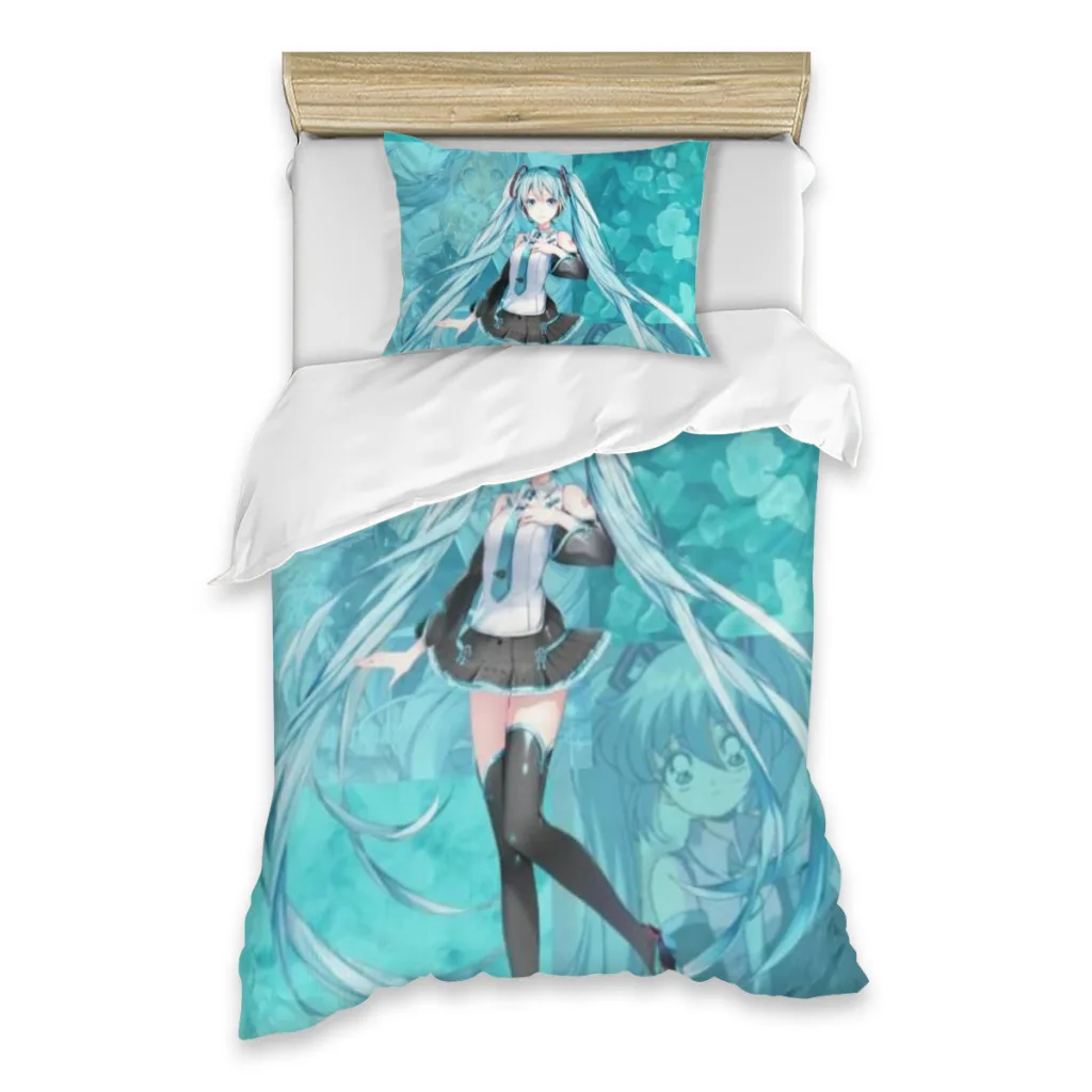 hatsune miku single bed sheets set complete case single linen quilt cover hatsune miku single bed sheets set complete case single linen quilt cover