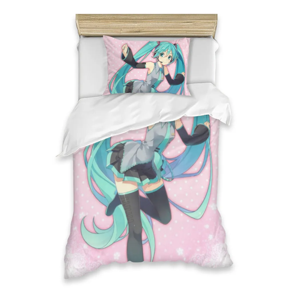 hatsune miku single bed sheets set complete case single linen quilt cover hatsune miku single bed sheets set complete case single linen quilt cover