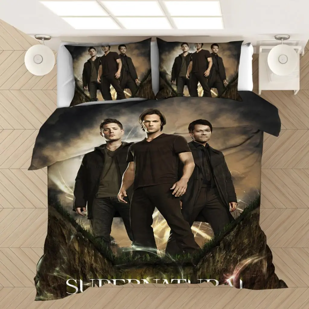 supernatural bedding set duvet covers supernatural tv series sam dean comforter bedding sets bedclothes bed linen(no sheet) supernatural bedding set duvet covers supernatural tv series sam dean comforter bedding sets bedclothes bed linen(no sheet)