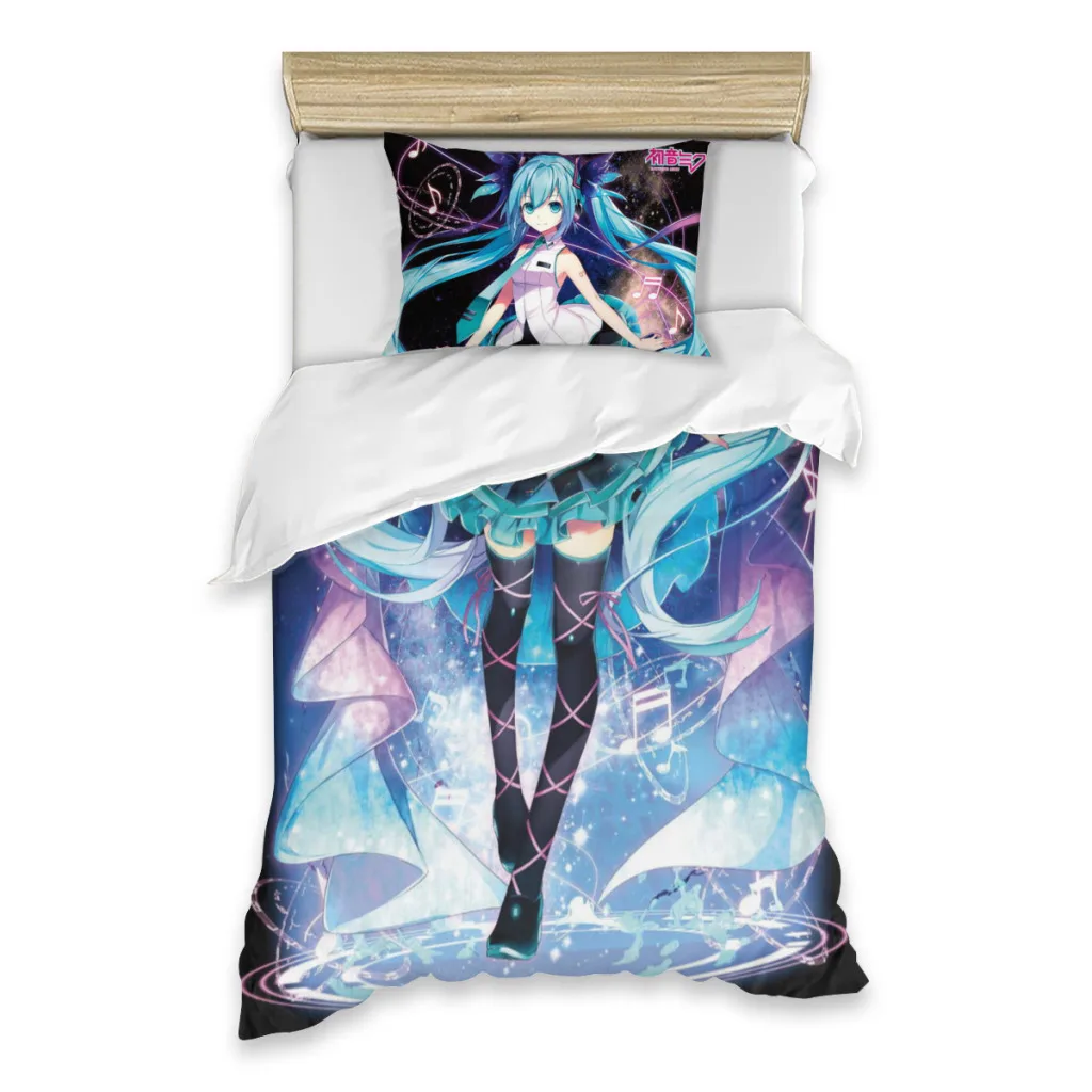 hatsune miku single bed sheets set complete case single linen quilt cover hatsune miku single bed sheets set complete case single linen quilt cover