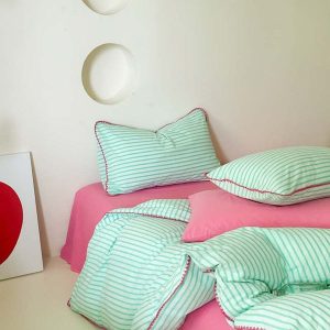 Pepper Candy Stripe Bedding Bundle