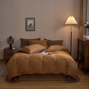 Vibrant Vintage Double Layered Floral Bedding Bundle