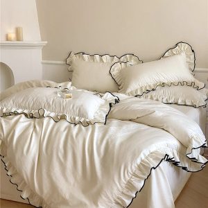 Silky Ruffle Bedding Bundle